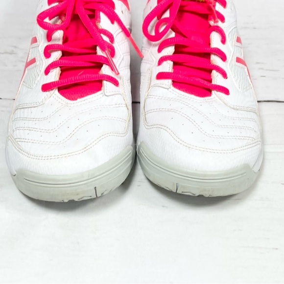 Asics Gel Dedicate 6 Women’s Running Shoes Size 9.5 1042A067 White Pink. - Picture 7 of 12